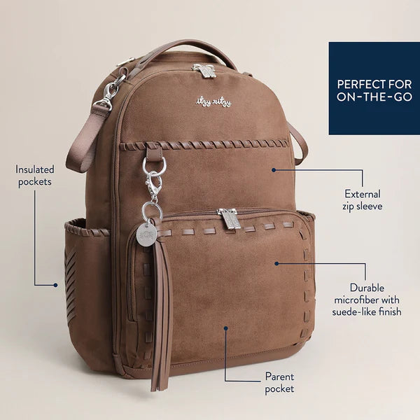 Itzy Ritzy Aspen Boss Plus Backparck Diaper Bag