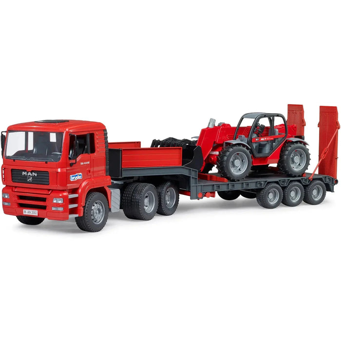 Bruder MAN TGA Loader Truck with Manitou Loader