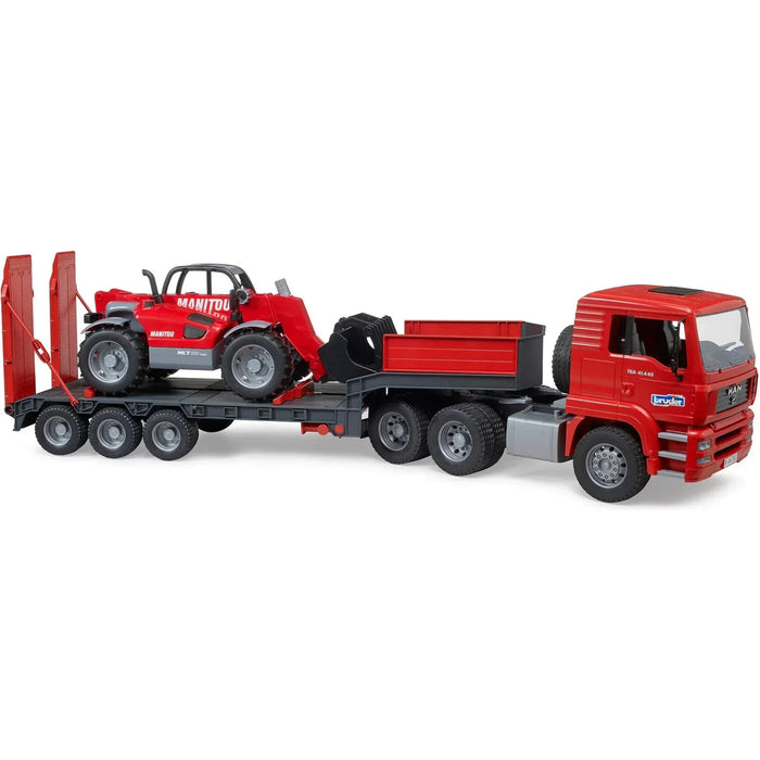 Bruder MAN TGA Loader Truck with Manitou Loader