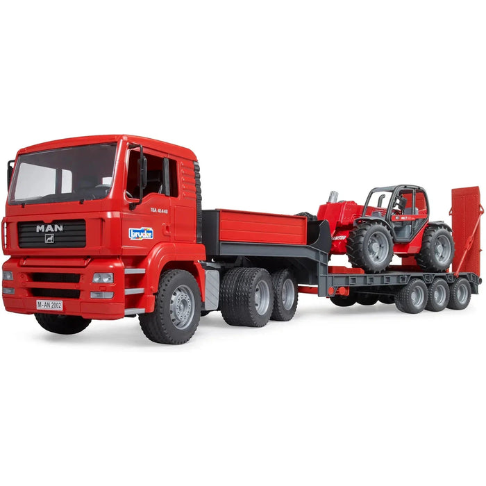 Bruder MAN TGA Loader Truck with Manitou Loader
