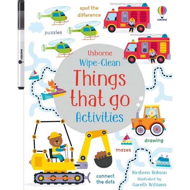 Harper Collins Wipe Clean Things That Go