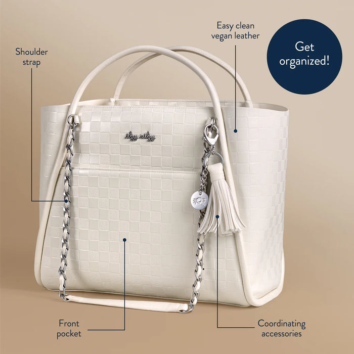 Itzy Ritzy Limited Edition Boss Tote Flat White