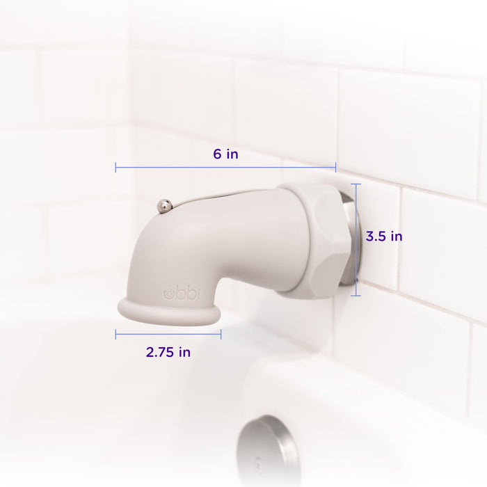 Ubbi Gray Bathtub Spout Guard