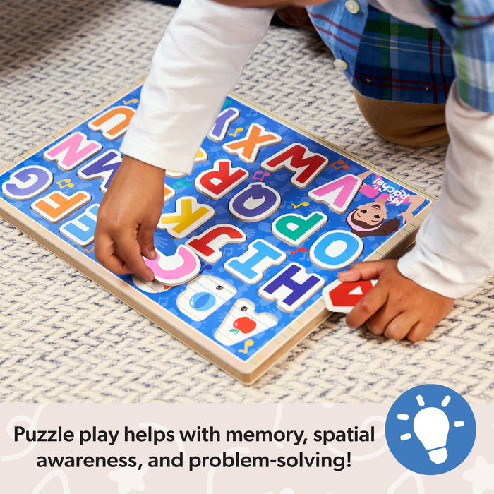 Ms. Rachel Wooden Alphabet Phonics Puzzle