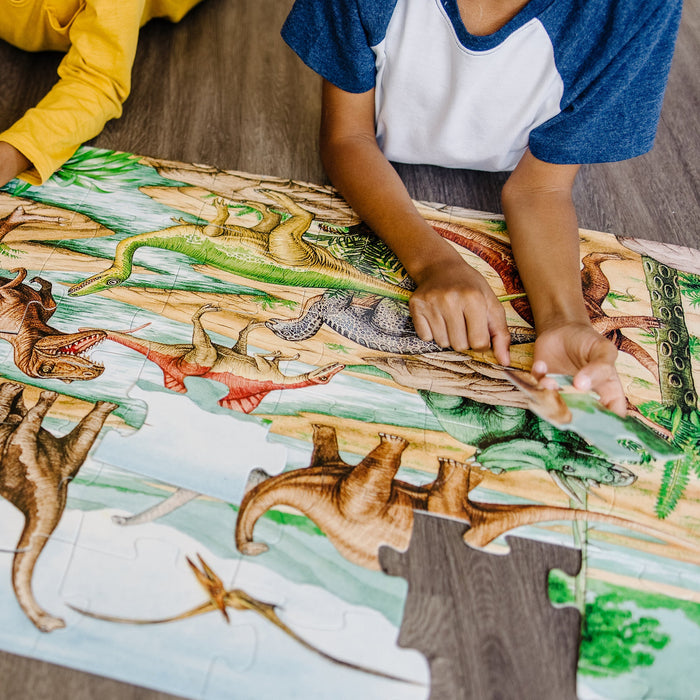 Melissa & Doug Dinosaurs Floor Puzzle -48 pcs