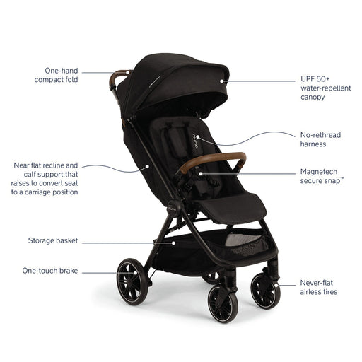 Nuna Trvl LX Stroller + Carry Bag - Cullen's Babyland & Playland