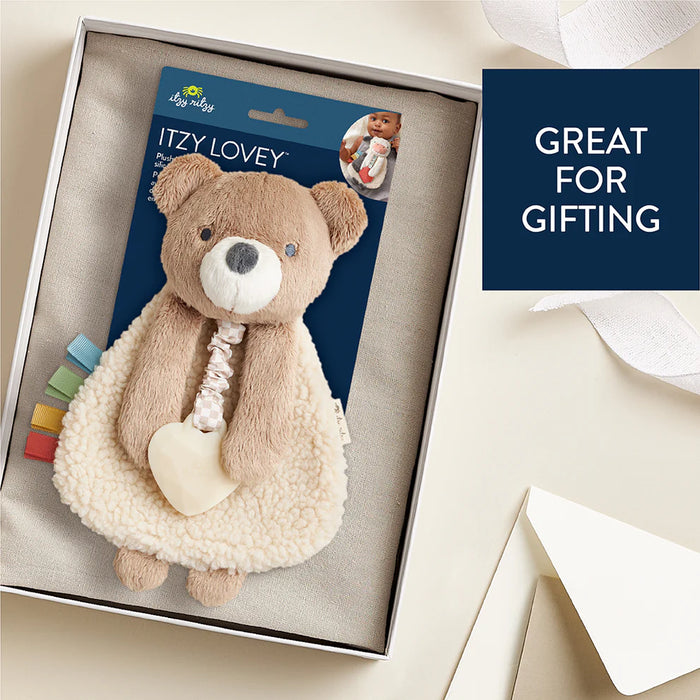 Itzy Ritzy Lovey Plush and Teether Toy | Theo the Bear
