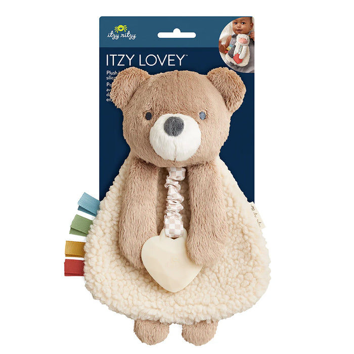 Itzy Ritzy Lovey Plush and Teether Toy | Theo the Bear