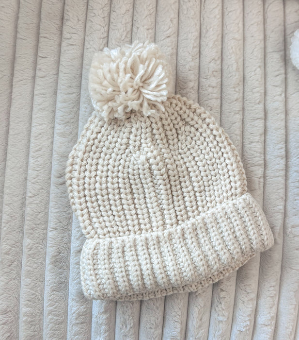 Brixy/Sugar & Maple Knit Pompom Hat - Cullen's Babyland & Playland