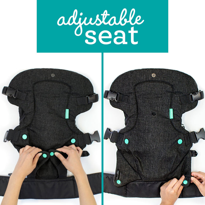 Infantino Flip 4-in-1 Convertible Carrier, Black