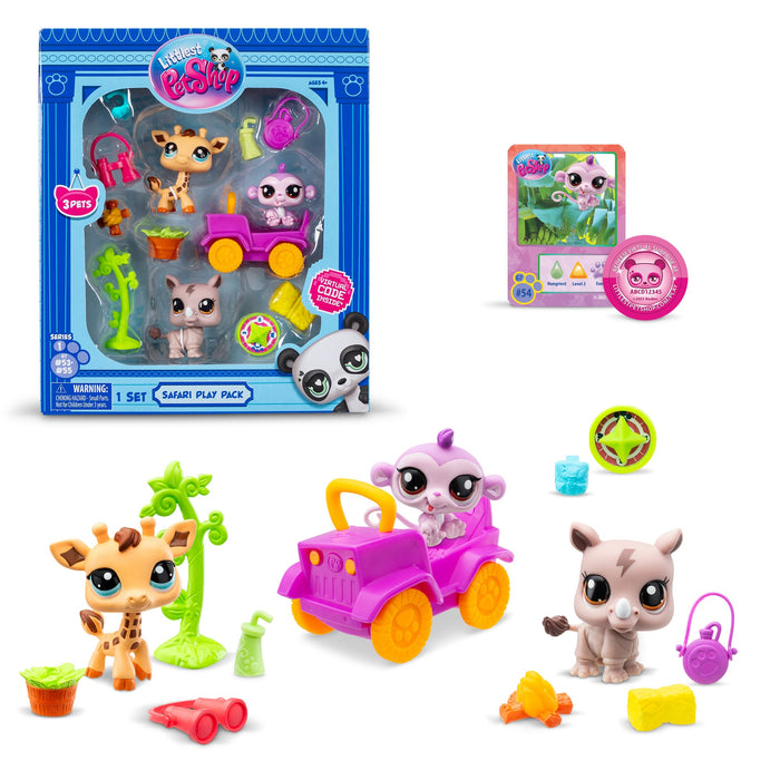 Schylling Littlest Pet Shop Safari Play Pack