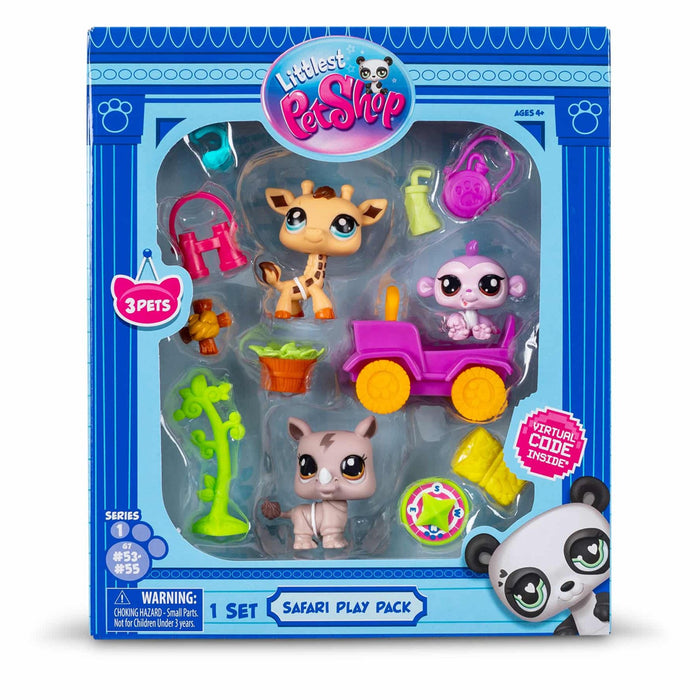 Schylling Littlest Pet Shop Safari Play Pack
