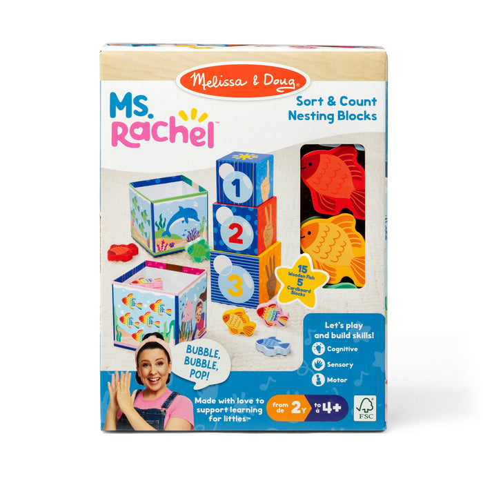 Ms. Rachel Sort & Count Nesting Blocks
