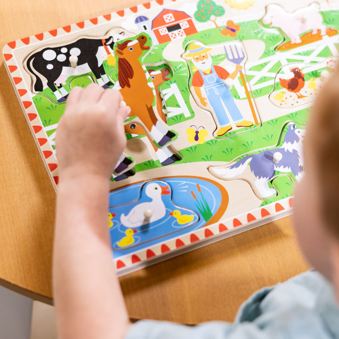Melissa & Doug Old MacDonald’s Farm Sound Puzzle