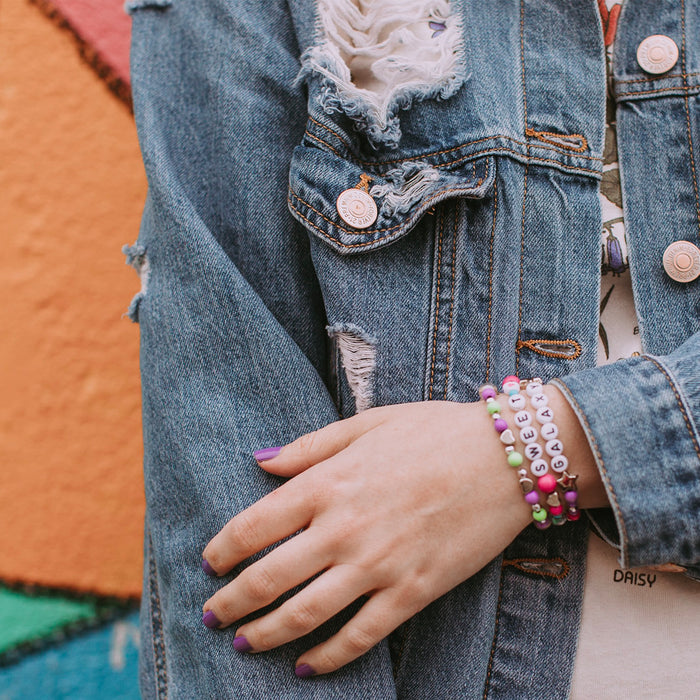 Make it Real Block N Rock Charm Bracelets