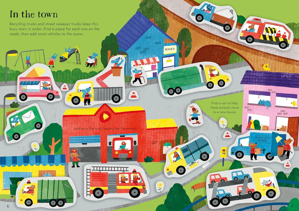Harper CollinsLittle First Stickers Tractors and Trucks