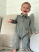 Gunamuna Collared Jumpsuit | Sage - Cullen's Babyland & Playland
