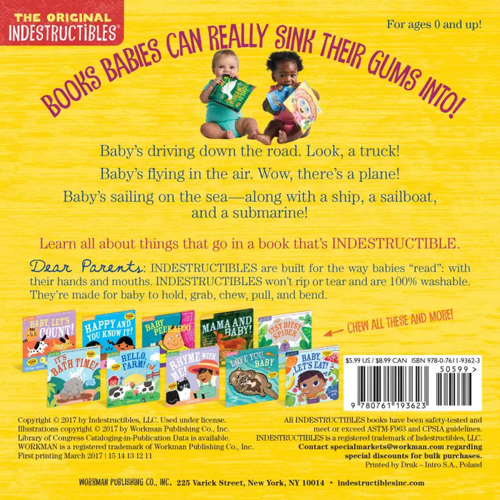 Indestructibles - Things That Go!