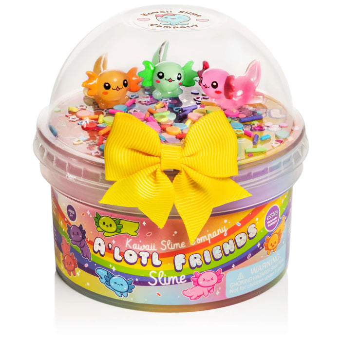 Kawaii A'lotl Friends Butter Slime