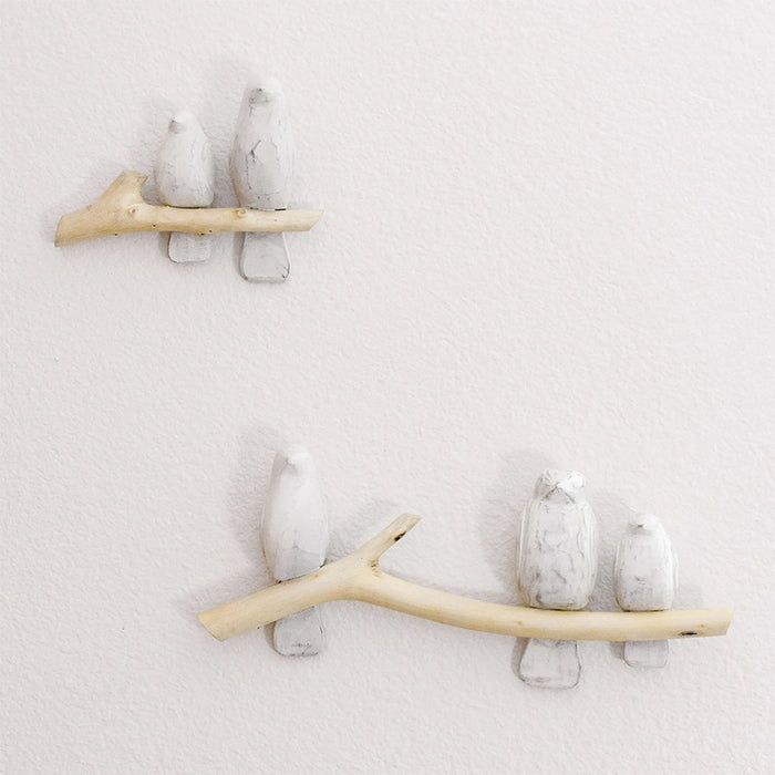 Crane Baby Perch Wall Decor 2Pc