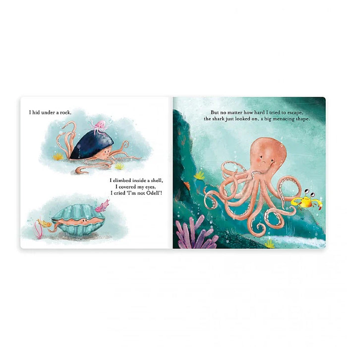 Jellycat Odell, the Fearless Octopus Book