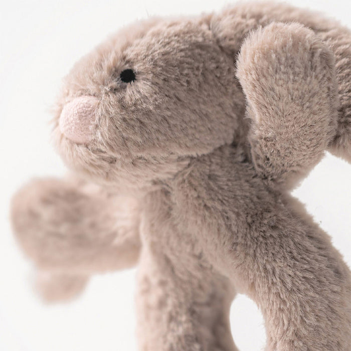 Jellycat Bashful Pink Bunny Ring Rattle