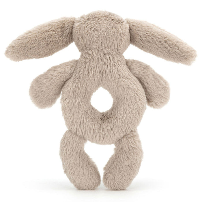Jellycat Bashful Pink Bunny Ring Rattle