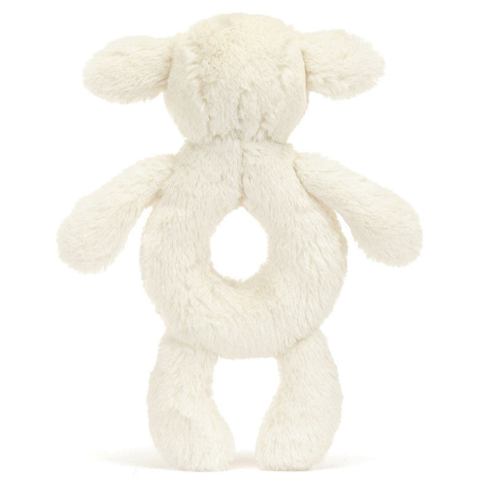 Jellycat Bashful Lamb Ring Rattle