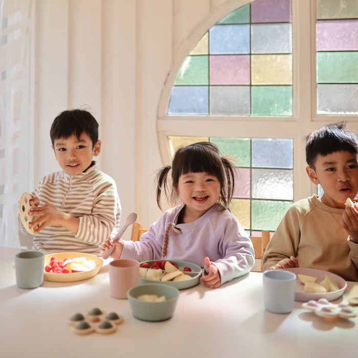 Mushie Dinnerware Fork & Spoon Set - Cullen's Babyland & Playland