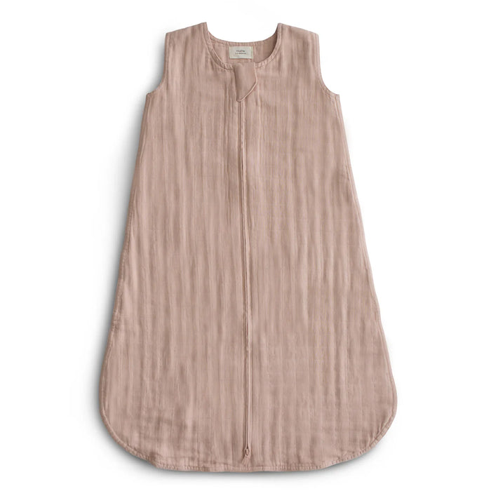 Mushie Organic Cotton Muslin Sleep Bag | Blush