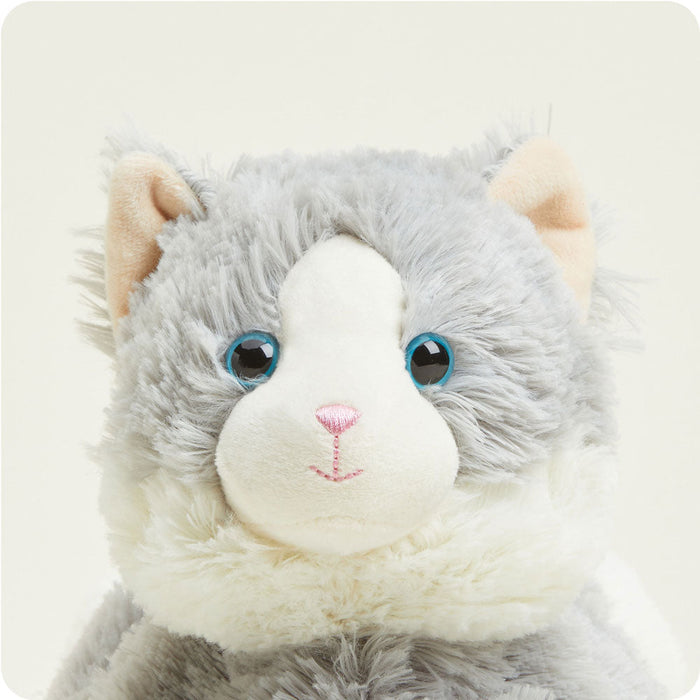 Warmies Laying Down Gray Cat