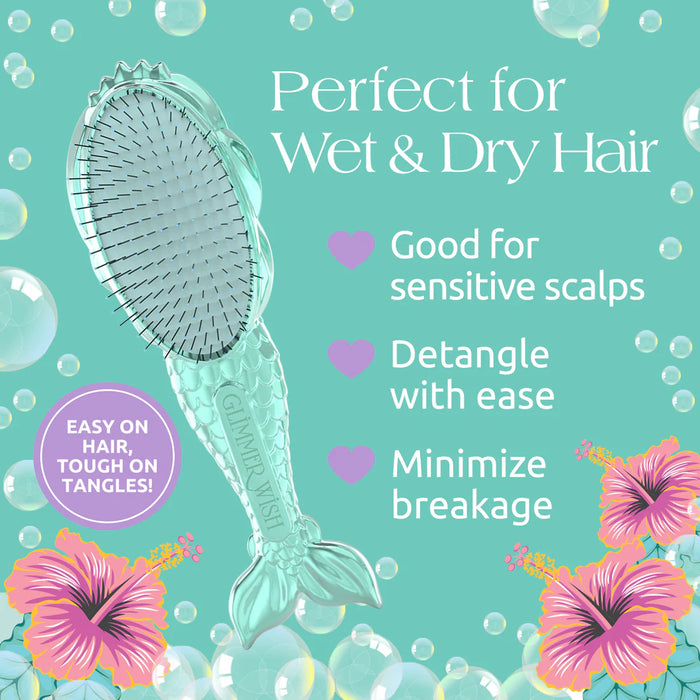 Glimmer Wish Mermaid Detangling Brush