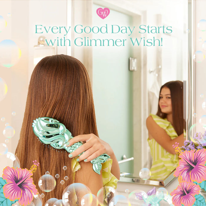 Glimmer Wish Mermaid Detangling Brush