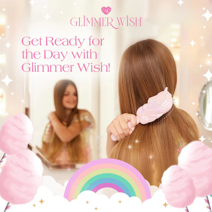 Glimmer Wish Unicorn Detangling Brush
