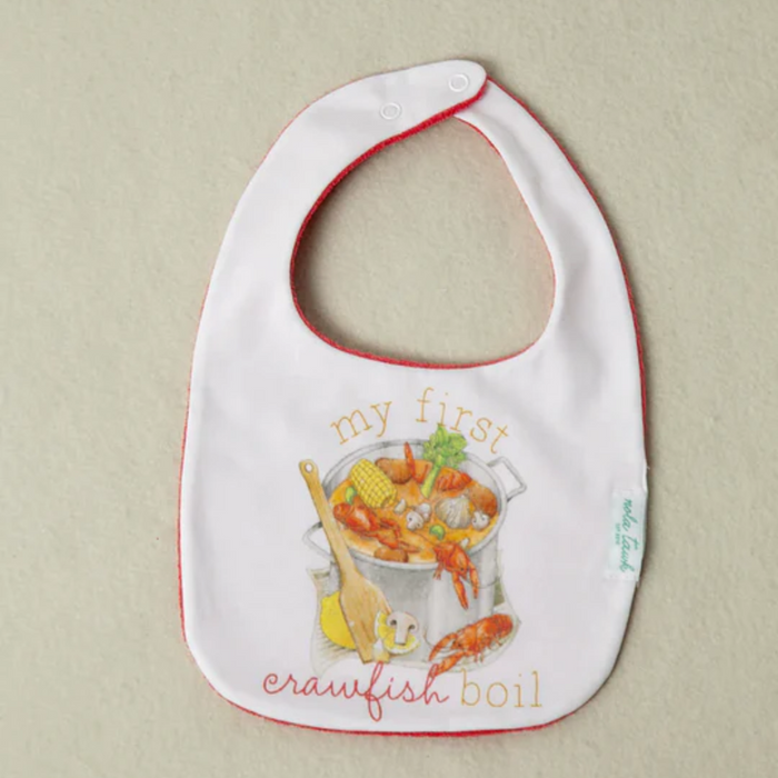 Nola Taw My First Crawfish Boil Bib