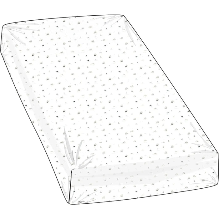 Pimalu Printed Cotton Crib Sheet