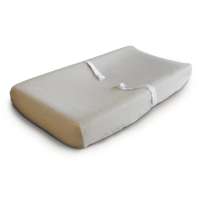 Mushie Muslin Changing Pad Cover