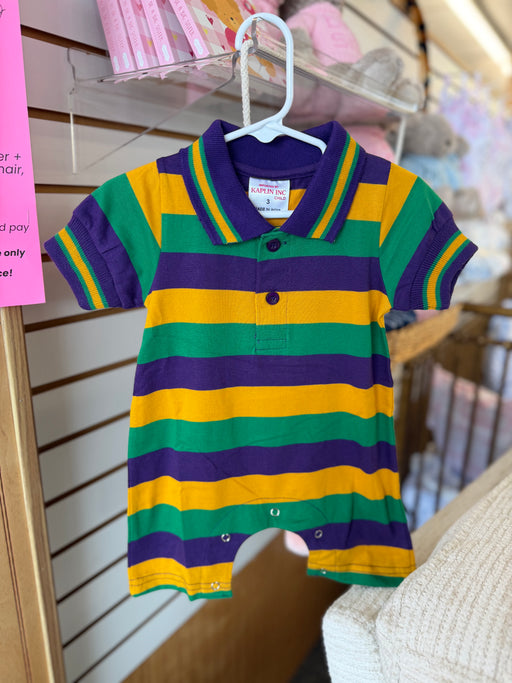Mardi Gras Bazaar Romper - Cullen's Babyland & Playland