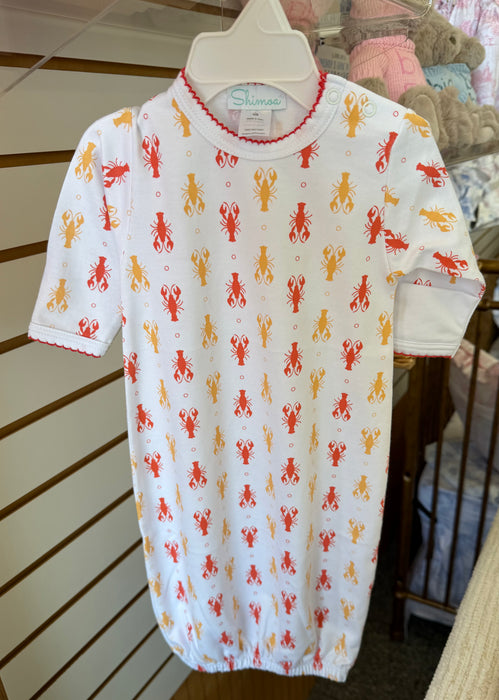 Cotton Peru Crawfish Gown NB