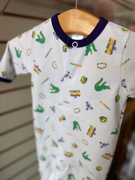Cotton Peru Mardi Gras Playsuit