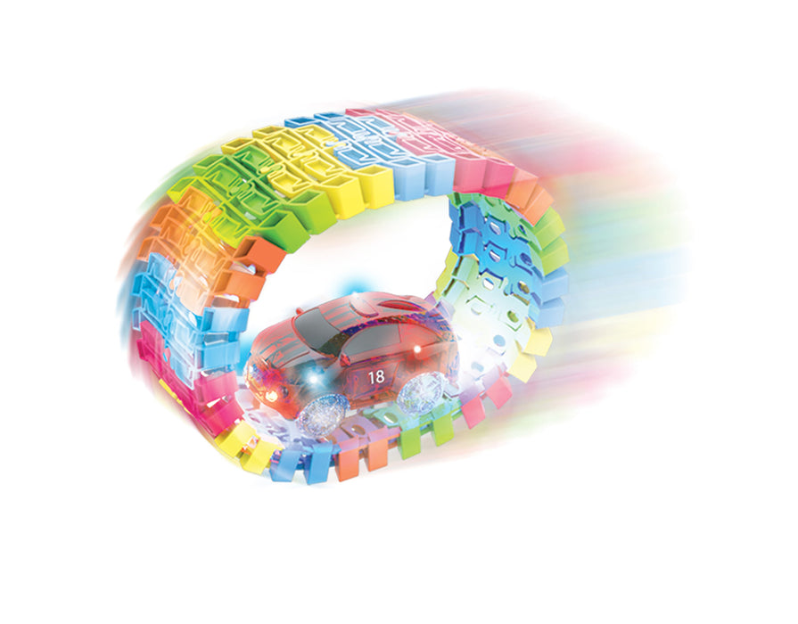 Mindscope Neon Glow Magna Tracks Magnetic Set
