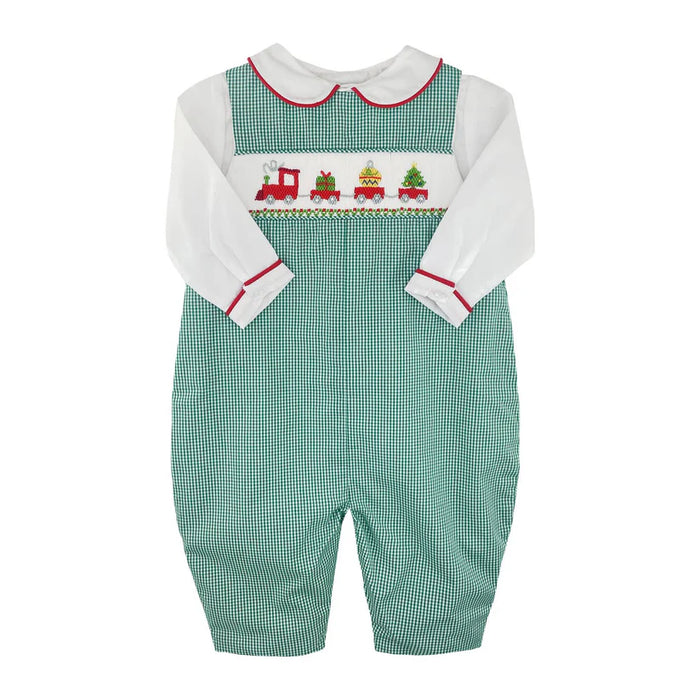 Petit Ami Smocked Train Longall