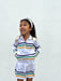 Mardi Gras Creations White Infinity Youth Dress - Cullen's Babyland & Playland