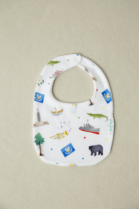 Nola Tawk Louisiana Kids Bib