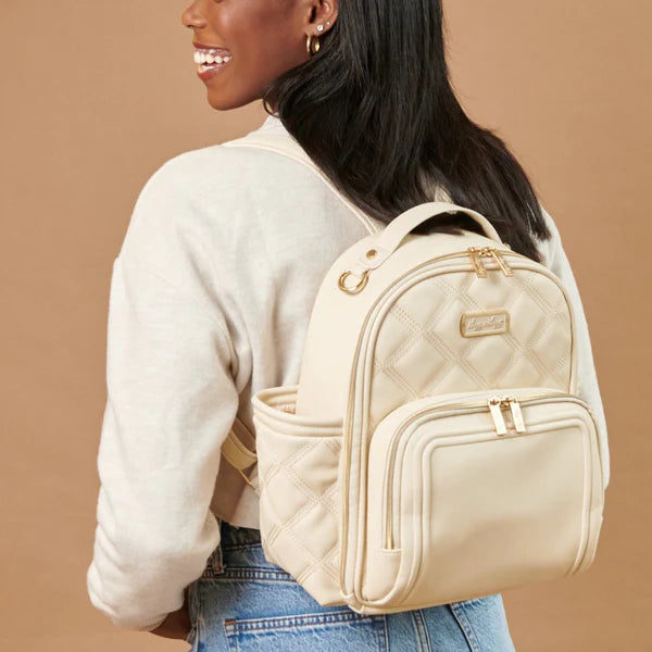 Itzy Ritzy Milk & Honey Mini Plus Diaper Bag Backpack