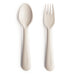 Mushie Dinnerware Fork & Spoon Set - Cullen's Babyland & Playland