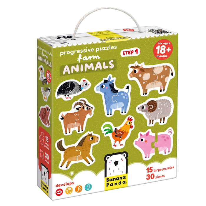 Banana Panda Farm Animals Puzzle