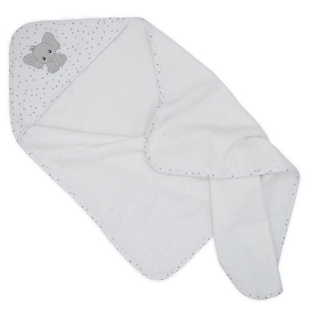 Living Textiles Pitter Patter Elephant Hooded Towel