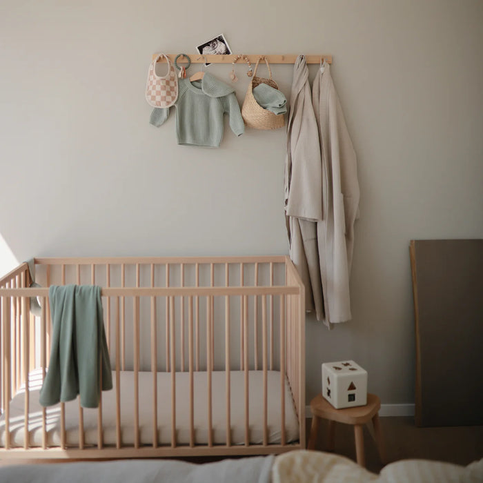 Mushie Stretchy Crib Sheet