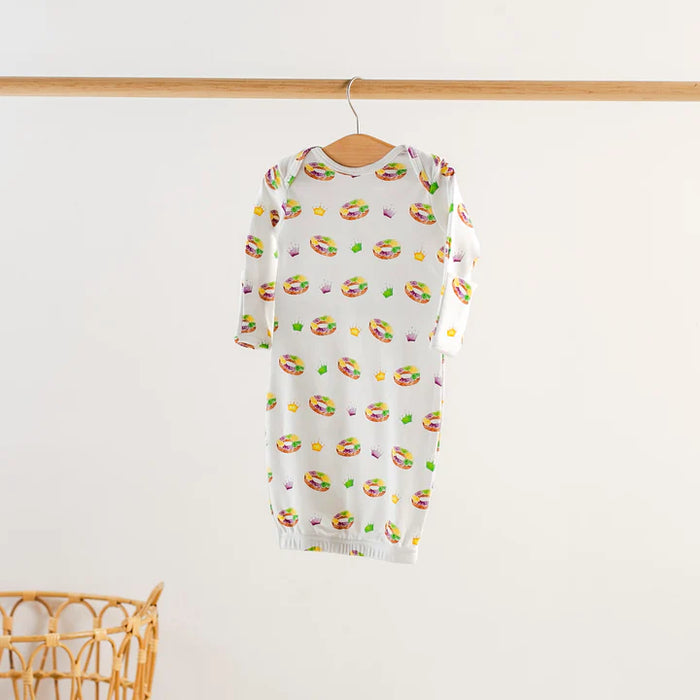 King Cake Organic Cotton My First king Cake Gown Newborn
